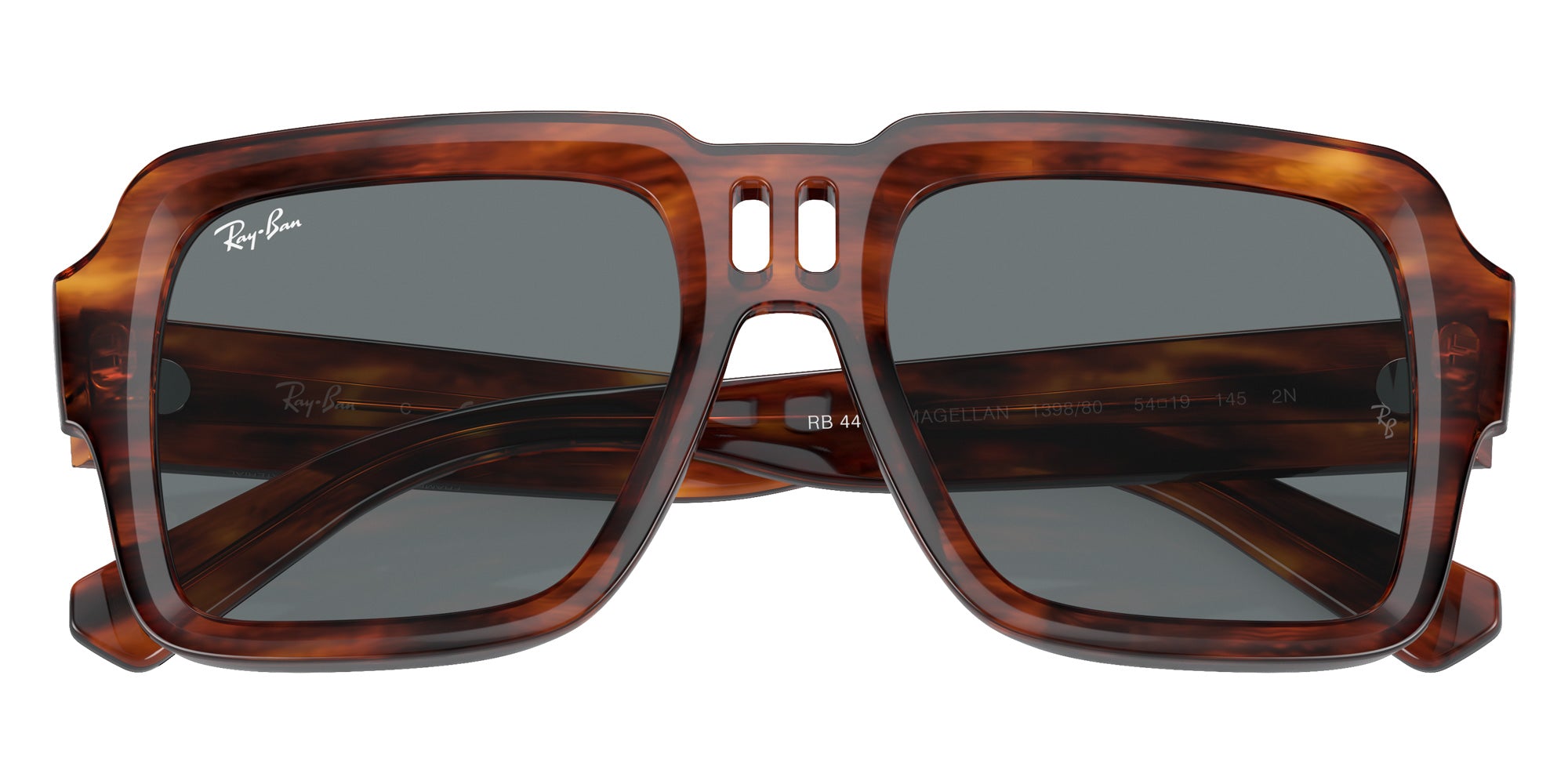 Ray-Ban RB4408 Magellan 139880 54 - Striped Havana / Dark Blue #id:rb4408139880_s:100125