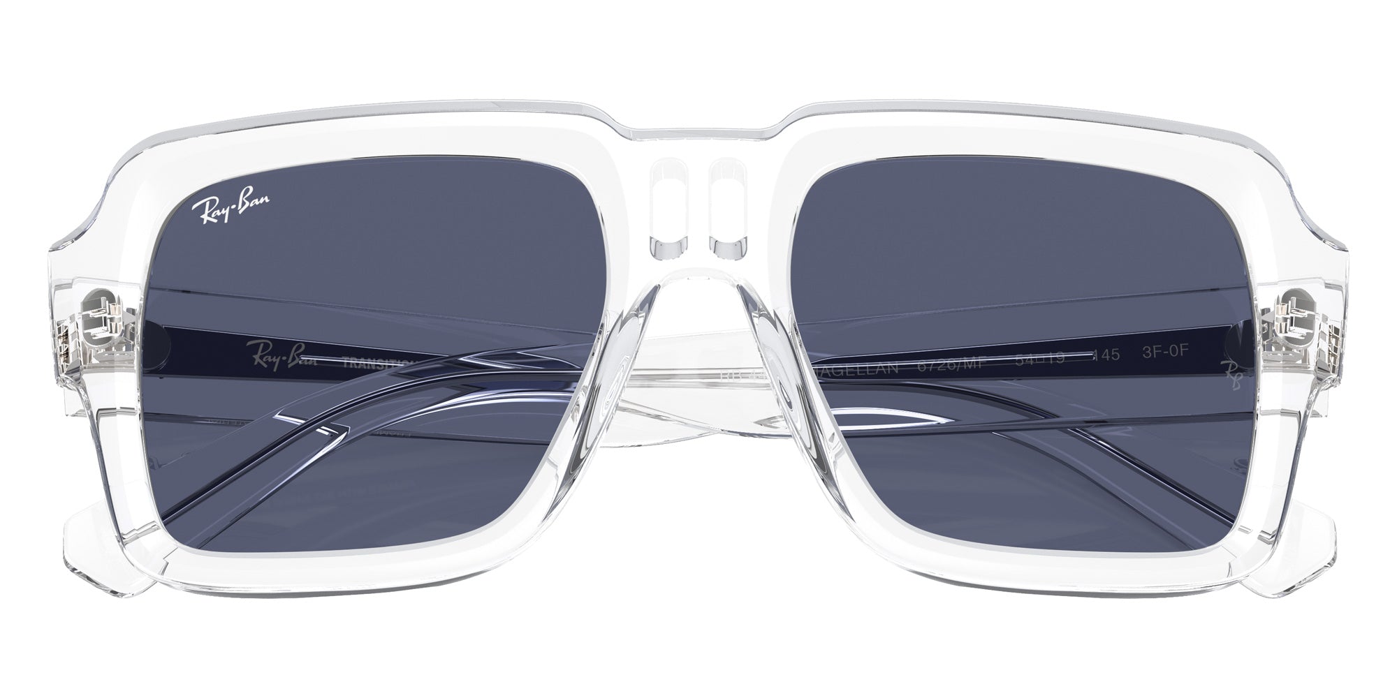 Ray-Ban RB4408 Magellan 6726MF 54 - Transparent / Clear/Blue Photochromic #id:rb44086726mf_s:102135