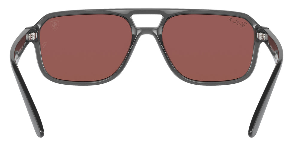 Ray-Ban RB4414M Scuderia Ferrari F691H2 58 - Transparent Gray / Purple/Silver Mirrored Polarized #id:rb4414mf691h2_s:100115