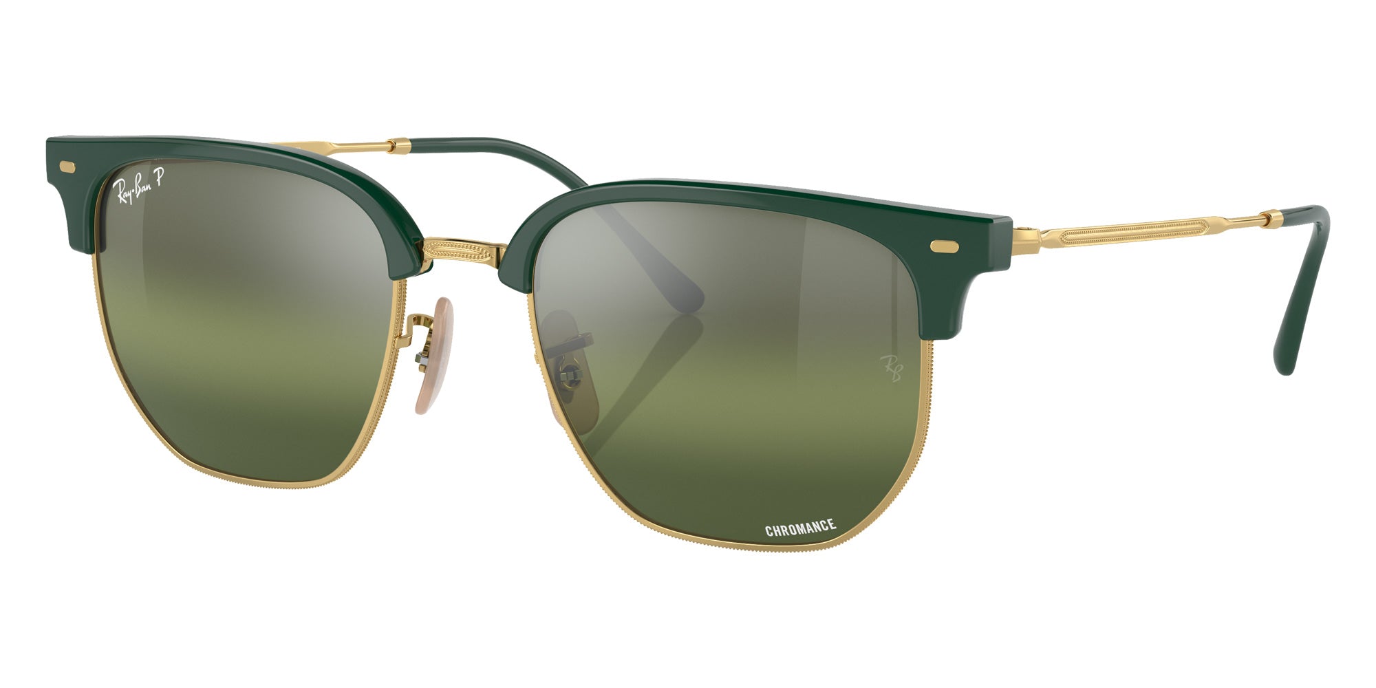 Ray-Ban RB4416 New Clubmaster 6655G4 51 - Green on Gold #id:rb44166655g4_s:100105