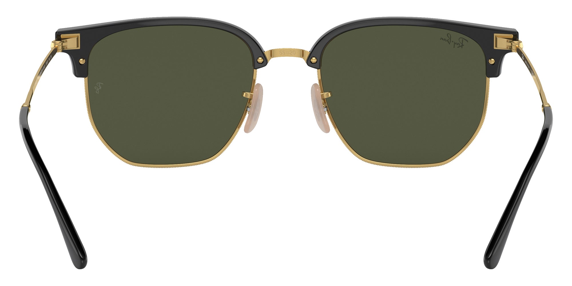Ray-Ban RB4416F New Clubmaster 601/31 55 - Black on Gold / Green #id:rb4416f60131_s:100115