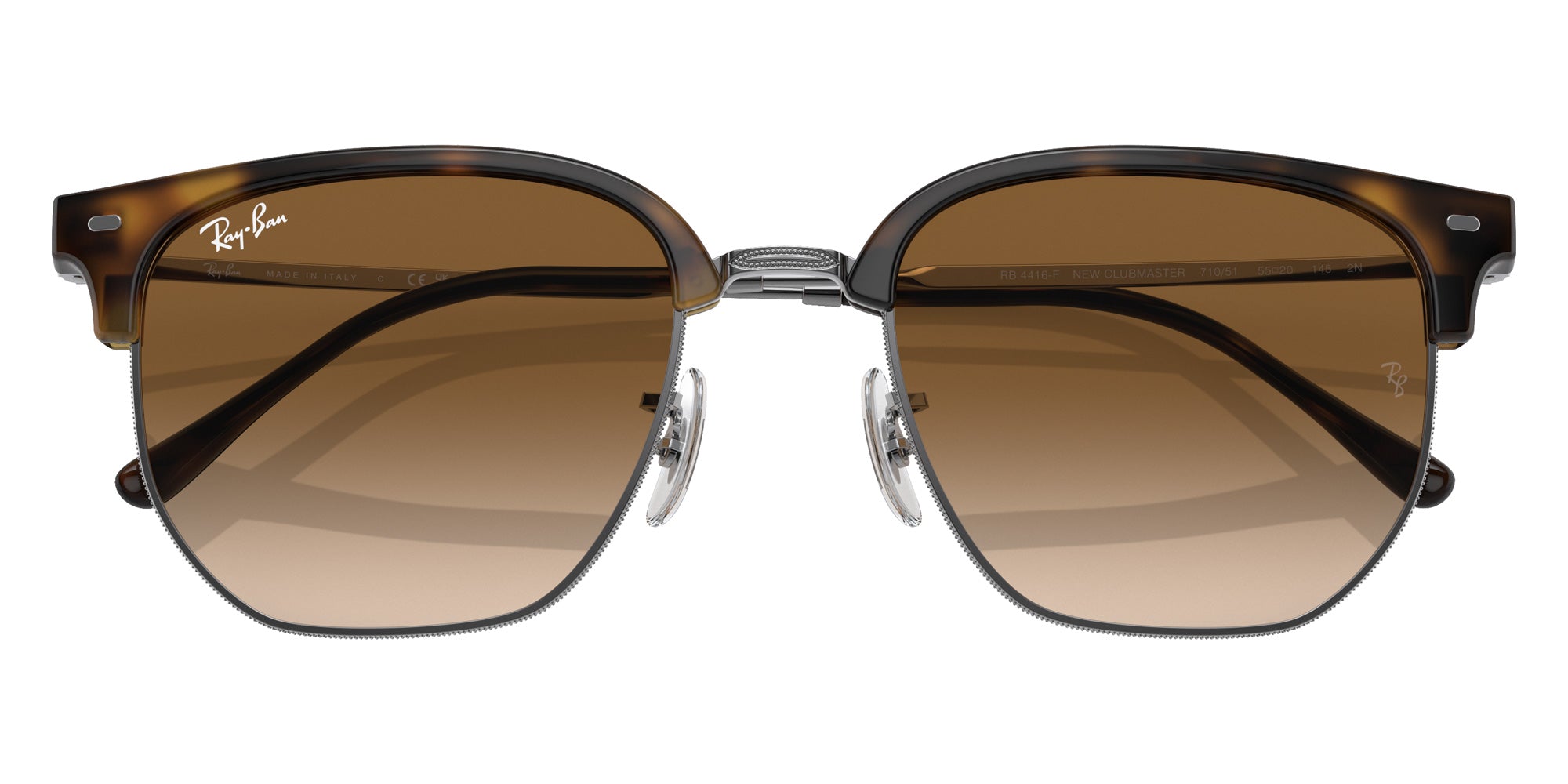 Ray-Ban RB4416F New Clubmaster 710/51 55 - Havana / Brown #id:rb4416f71051_s:102120