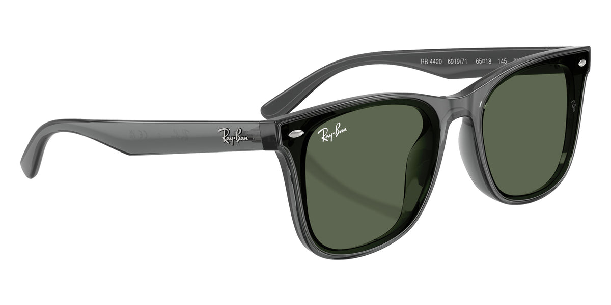 Ray-Ban RB4420 691971 65 - Transparent Gray / Dark Green #id:rb4420691971_s:102120