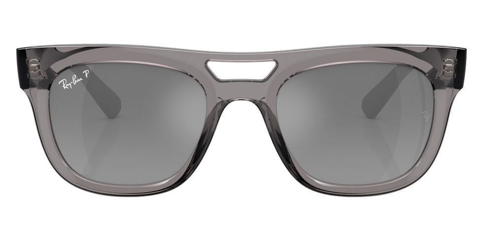 Ray-Ban RB4426 Phil 672582 54 - Transparent Gray / Silver/Gray Mirrored Polarized #id:rb4426672582_s:100100