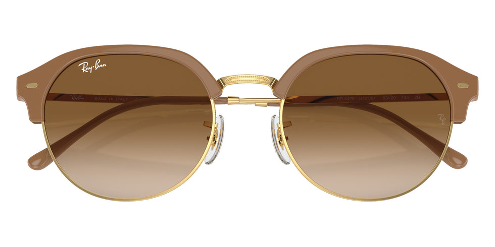 Ray-Ban RB4429 672151 55 - Beige on Gold #id:rb4429672151_s:102125