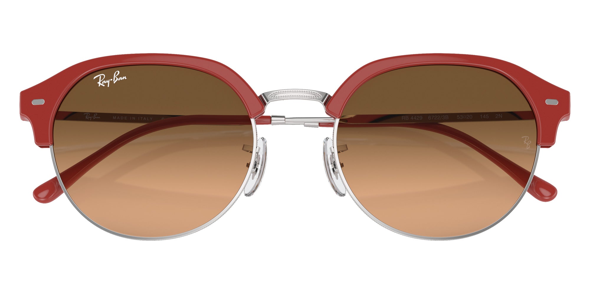 Ray-Ban RB4429 67223B 55 - Red on Silver / Pink/Black #id:rb442967223b_s:100125