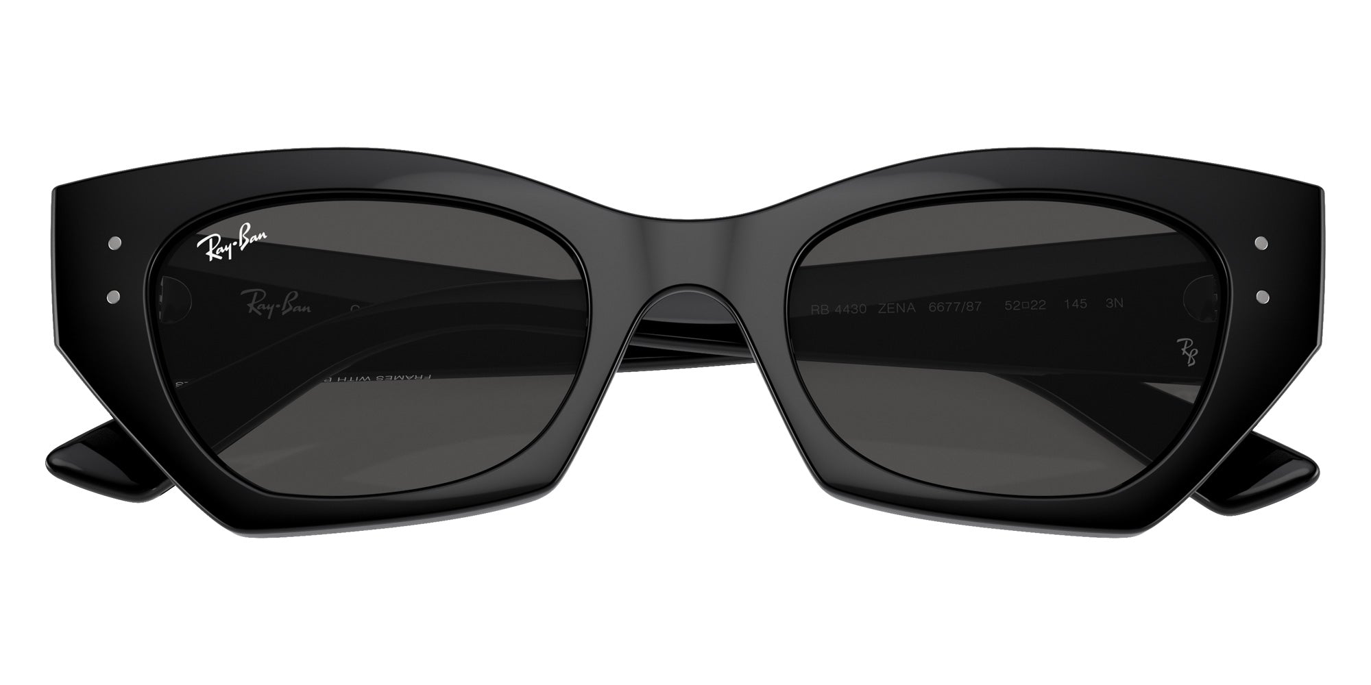 Ray-Ban RB4430 Zena 667787 49 - Black / Dark Gray #id:rb4430667787_s:106125
