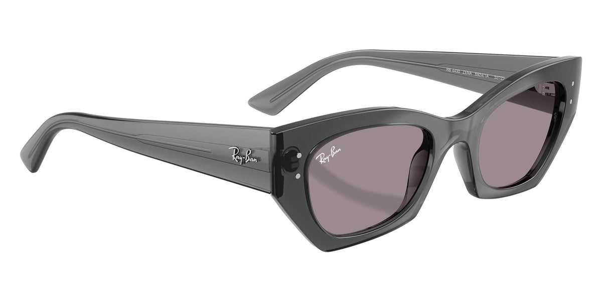 Ray-Ban RB4430 Zena 69241A 49 - Transparent Gray / Dark Violet #id:rb443069241a_s:104120