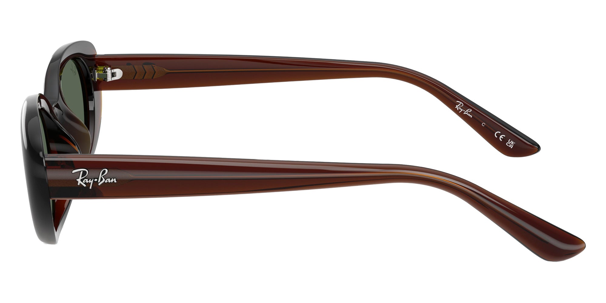 Ray-Ban RB4441D 714/71 53 - Transparent Brown / Dark Green #id:rb4441d71471_s:100110