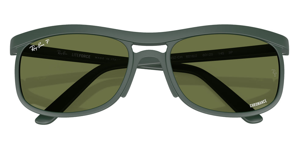Ray-Ban RB4452CH Chromance Liteforce 6016/2 59 - Sand Green / Green Chromance Polarized #id:rb4452ch60162_s:100125