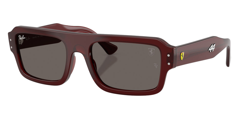 Ray-Ban RB4454M Lewis Hamilton Driver Special Edition 2026 - Scuderia Ferrari Collection F710B1 56 - Red Transparent #id:rb4454mf710b1_s:100105