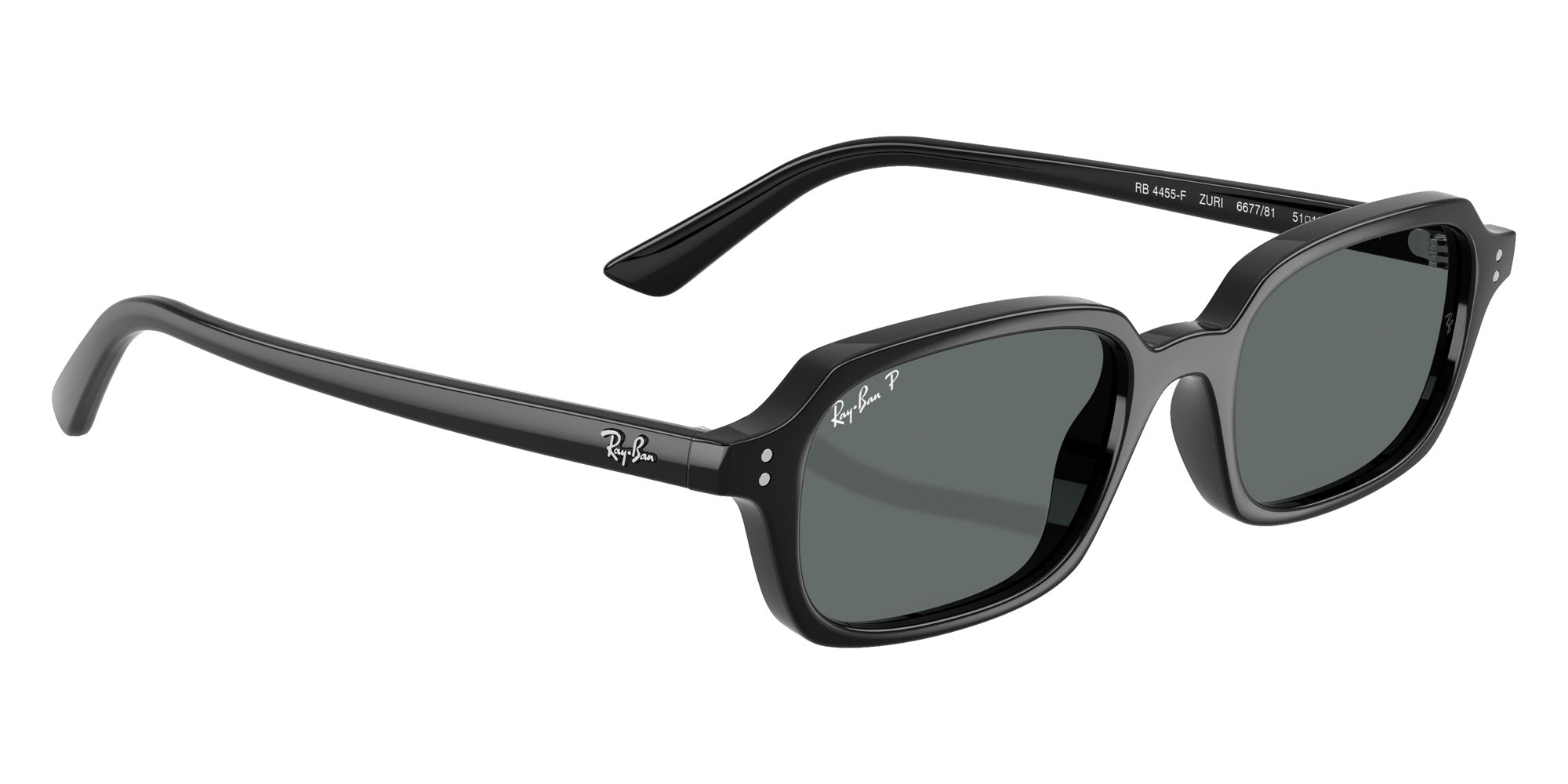 Ray-Ban RB4455F Zuri 667781 51 - Black / Dark Gray Polarized #id:rb4455f667781_s:100120
