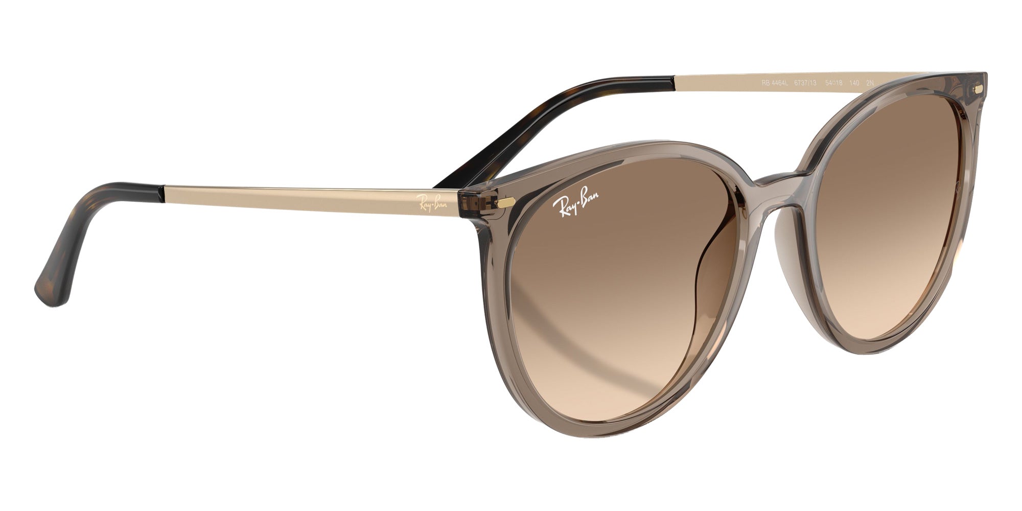 Ray-Ban RB4464L 673713 54 - Translucent Caramel / Light Brown Gradient Light Gray #id:rb4464l673713_s:106120