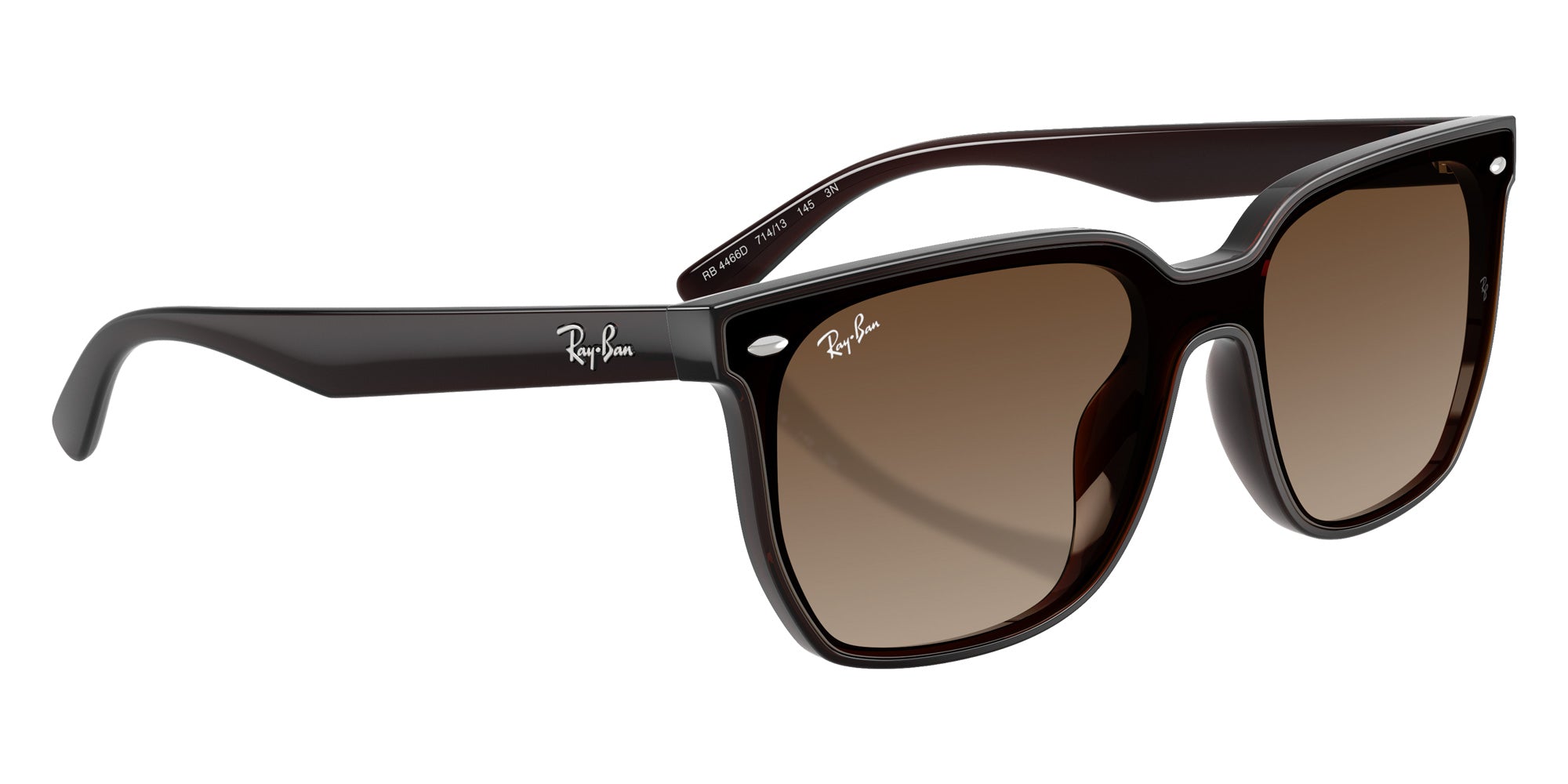 Ray-Ban RB4466D 714/13 147 - Transparent Dark Brown / Brown Gradient #id:rb4466d71413_s:108120
