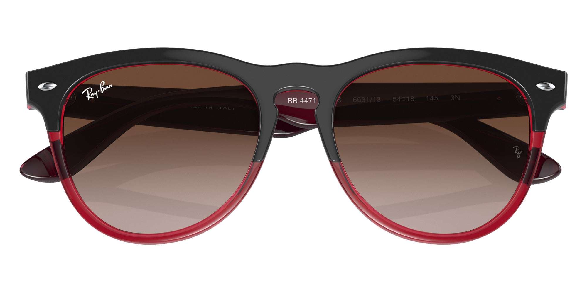 Ray-Ban RB4471 Iris 663113 54 - Gray on Transparent Red #id:rb4471663113_s:100125