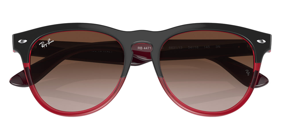 Ray-Ban RB4471 Iris 663113 54 - Gray on Transparent Red #id:rb4471663113_s:100125