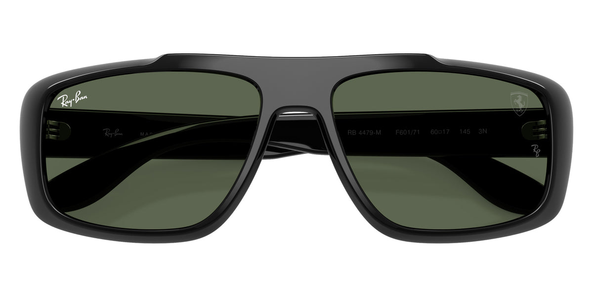 Ray-Ban RB4479M Scuderia Ferrari Collection F60171 60 - Black / Dark Green #id:rb4479mf60171_s:100125