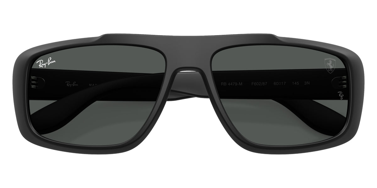 Ray-Ban RB4479M Scuderia Ferrari Collection F60287 60 - Matte Black / Gray #id:rb4479mf60287_s:104125