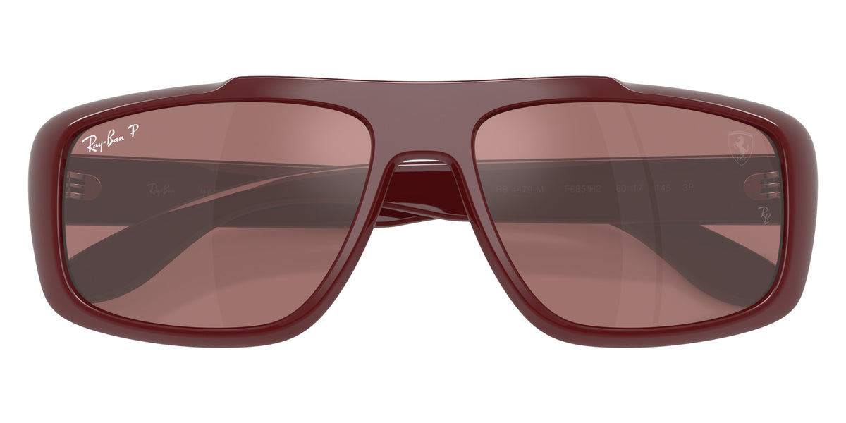 Ray-Ban RB4479M Scuderia Ferrari Collection F685H2 60 - Dark Red / Purple Mirrored Silver Polarized+ #id:rb4479mf685h2_s:108125