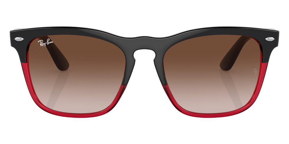 Ray-Ban RB4487 Steve 663113 54 - Gray On Transparent Red / Brown #id:rb4487663113_s:100100