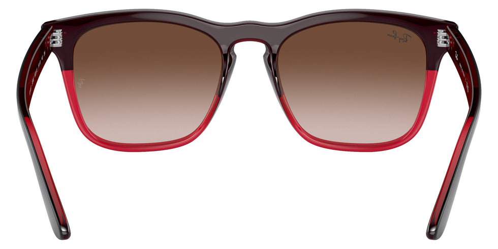 Ray-Ban RB4487 Steve 663113 54 - Gray On Transparent Red / Brown #id:rb4487663113_s:100115