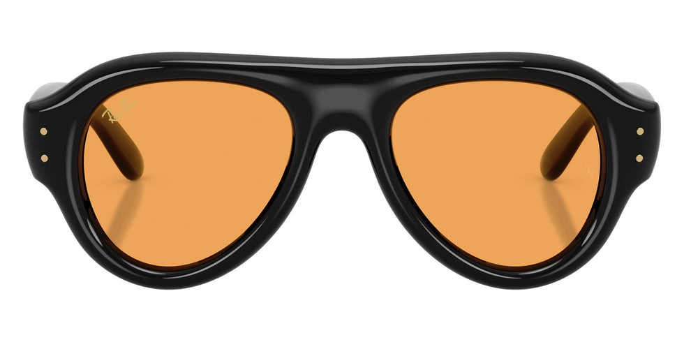 Ray-Ban RB4925 Aviator Puffer 601/7 50 - Black / Orange #id:rb49256017_s:100100