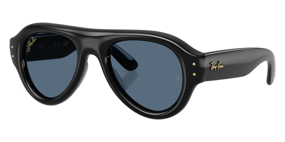 Ray-Ban RB4925 Aviator Puffer 601/80 50 - Black / Dark Blue #id:rb492560180_s:104105