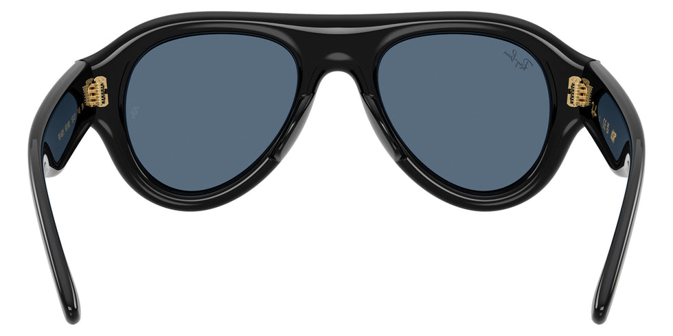 Ray-Ban RB4925 Aviator Puffer 601/80 50 - Black / Dark Blue #id:rb492560180_s:104115