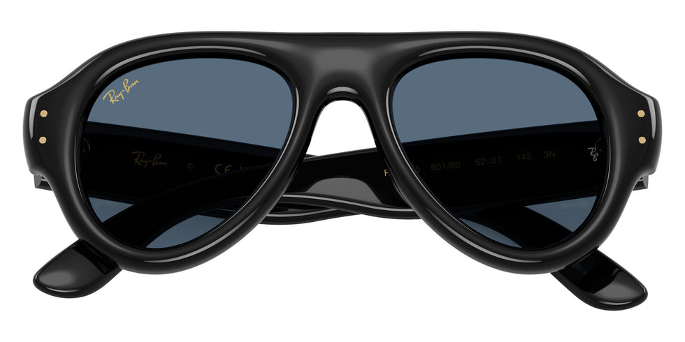 Ray-Ban RB4925 Aviator Puffer 601/80 50 - Black / Dark Blue #id:rb492560180_s:104125
