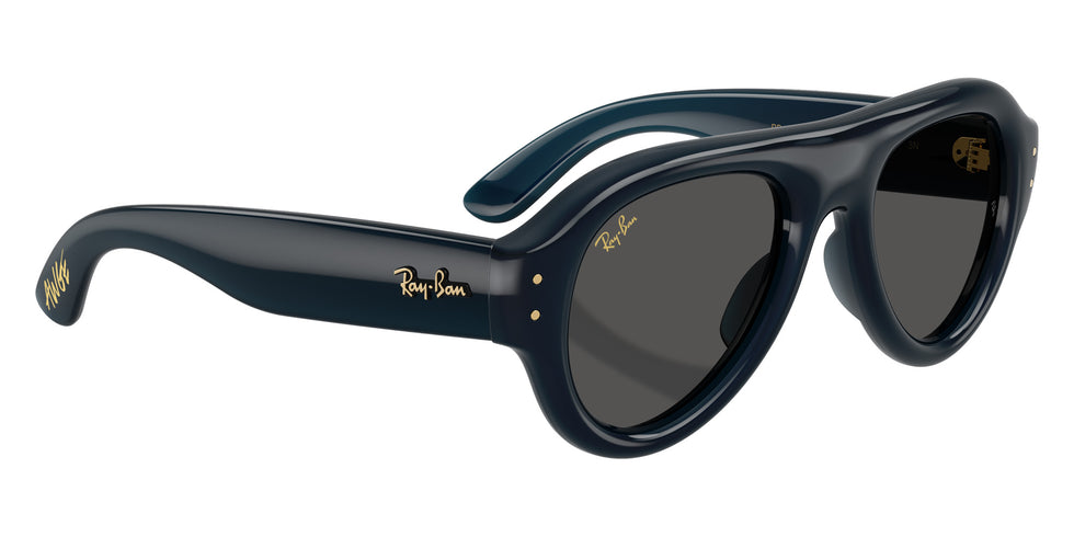 Ray-Ban RB4925 Aviator Puffer 689587 50 - Transparent Dark Blue / Ultra Black #id:rb4925689587_s:112120