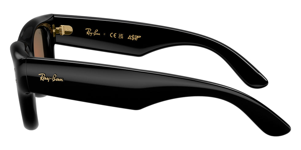 Ray-Ban RB4940 Wayfarer Puffer 601/6Q 47 - Black / Brown Mirrored Orange #id:rb49406016q_s:108110