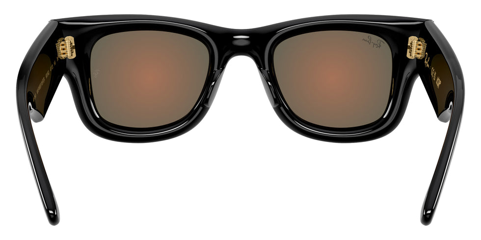 Ray-Ban RB4940 Wayfarer Puffer 601/6Q 47 - Black / Brown Mirrored Orange #id:rb49406016q_s:108115