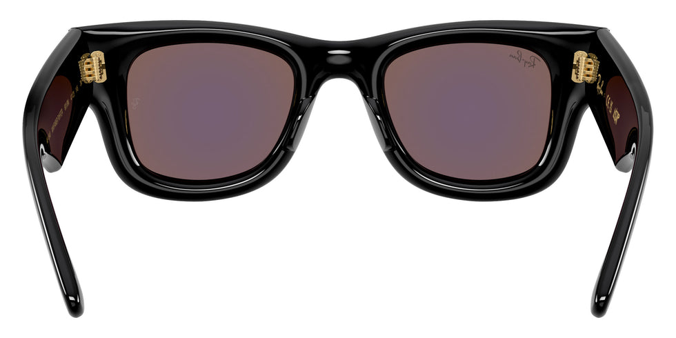 Ray-Ban RB4940 Wayfarer Puffer 601/8N 47 - Black / Green Mirrored Green 632 #id:rb49406018n_s:116115