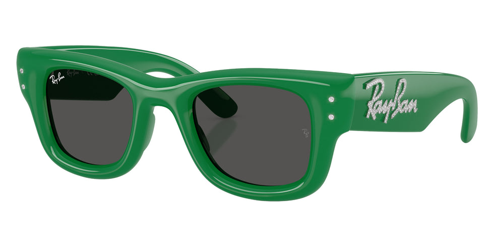Ray-Ban RB4940B Wayfarer Puffer Crystal Edition�� 685987 47 - Green & Strass / Ultra Black #id:rb4940b685987_s:100105