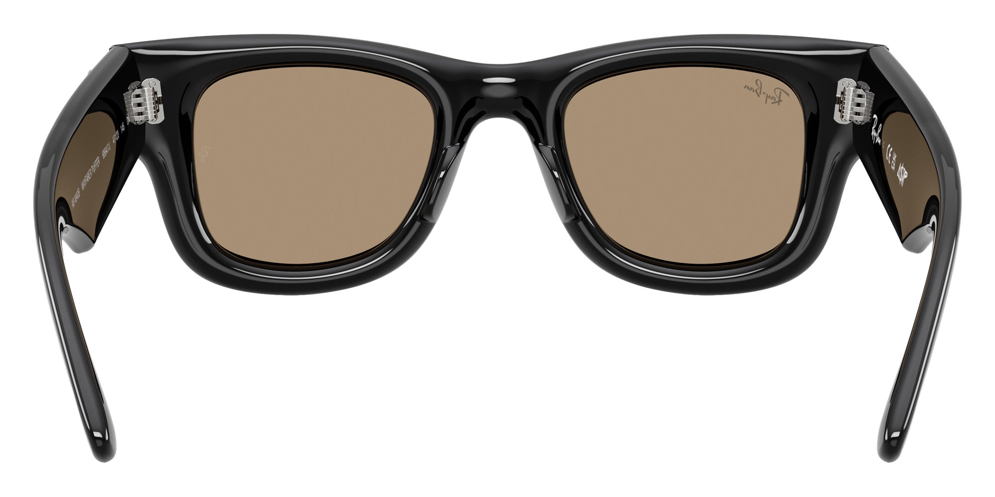 Ray-Ban RB4940B Wayfarer Puffer Crystal Edition 68647J 47 - Black / Dark Brown Mirrored Rose Gold #id:rb4940b68647j_s:102115