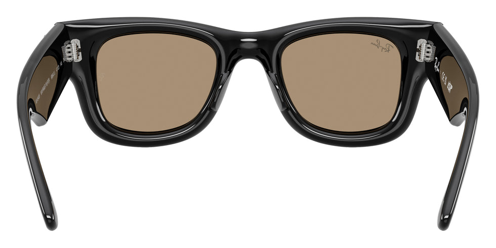 Ray-Ban RB4940B Wayfarer Puffer Crystal Edition 68647J 47 - Black / Dark Brown Mirrored Rose Gold #id:rb4940b68647j_s:102115