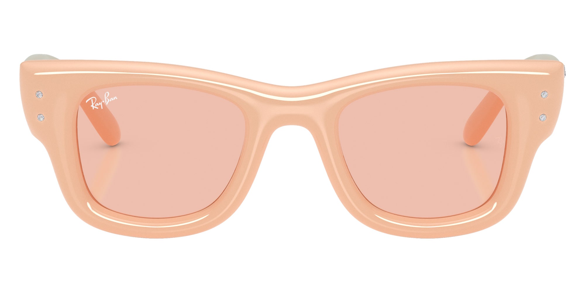 Ray-Ban RB4940B Wayfarer Puffer Crystal Edition 688884 47 - Solid Nude #id:rb4940b688884_s:104100