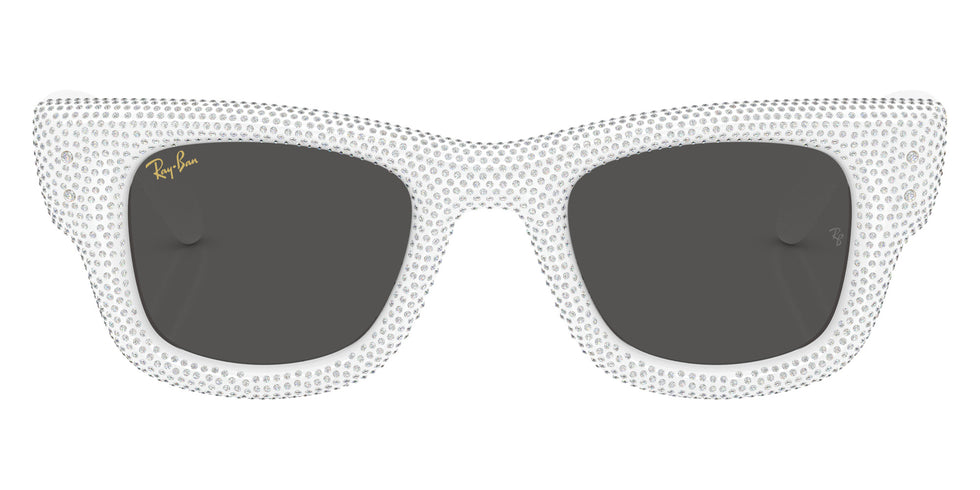 Ray-Ban RB4940BP Wayfarer Puffer Crystal Pav�� Edition 686687 47 - White & Strass Pave / Ultra Black #id:rb4940bp686687_s:100100