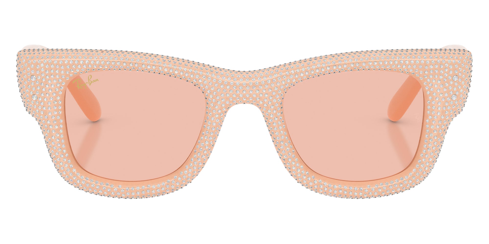 Ray-Ban RB4940BP Wayfarer Puffer Crystal Pav® Edition 688984 47 - Solid Nude #id:rb4940bp688984_s:104100