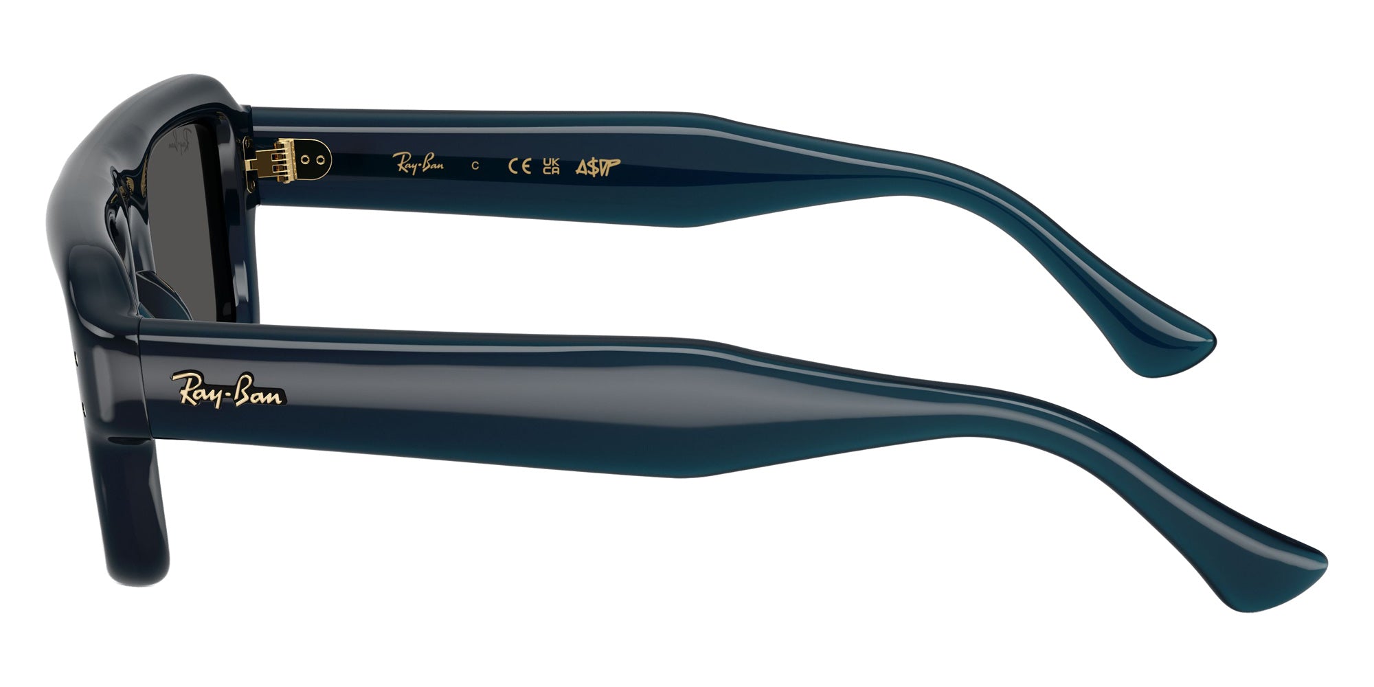 Ray-Ban RB4954 Flacko Puffer 689587 54 - Transparent Dark Blue / Ultra Black #id:rb4954689587_s:100110