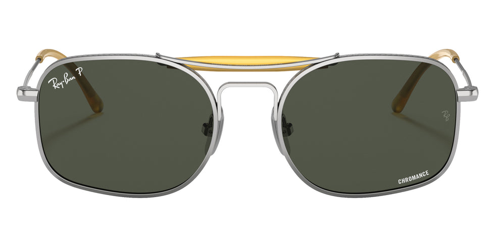 Ray-Ban RB8062 Titanium 9209P1 51 - Silver / Polarized Dark Green Classic #id:rb80629209p1_s:100100