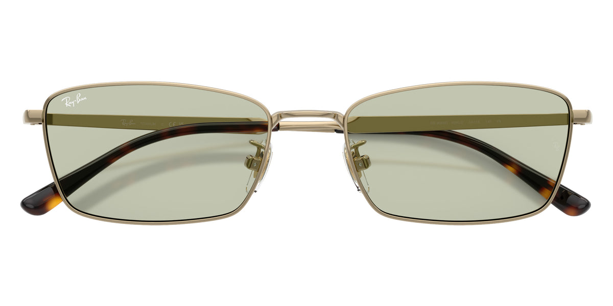 Ray-Ban RB8069D Titanium 9265/2 55 - Gold / Light Green #id:rb8069d92652_s:104125