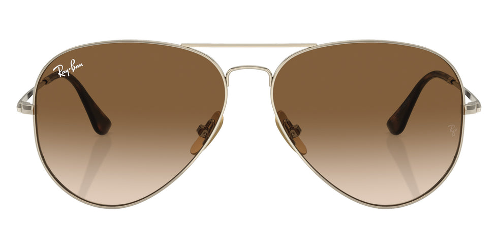 Ray-Ban RB8089 Aviator Titanium 926551 62 - Arista Gold / Clear and Brown #id:rb8089926551_s:100100
