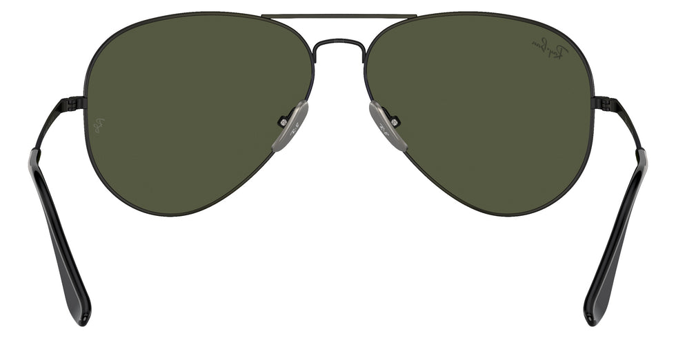 Ray-Ban RB8089 Aviator Titanium 926731 62 - Black / Green #id:rb8089926731_s:102115