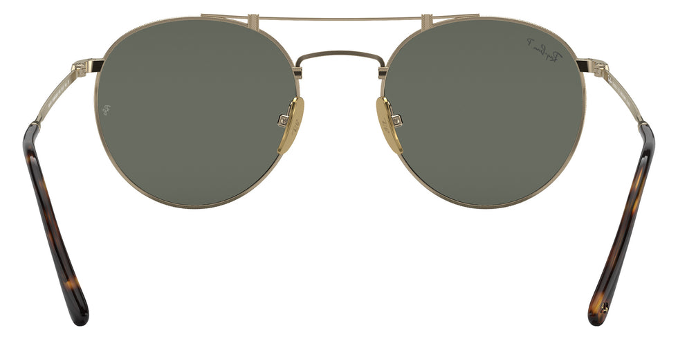 Ray-Ban RB8147M Round Double Bridge Titanium 9143 50 - Gold #id:rb8147m9143_s:100115