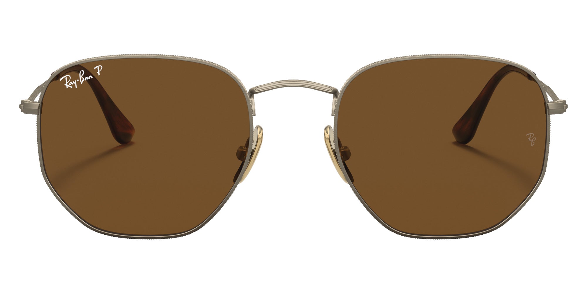 Ray-Ban RB8148 Hexagonal Titanium 920757 51 - Gold #id:rb8148920757_s:100100