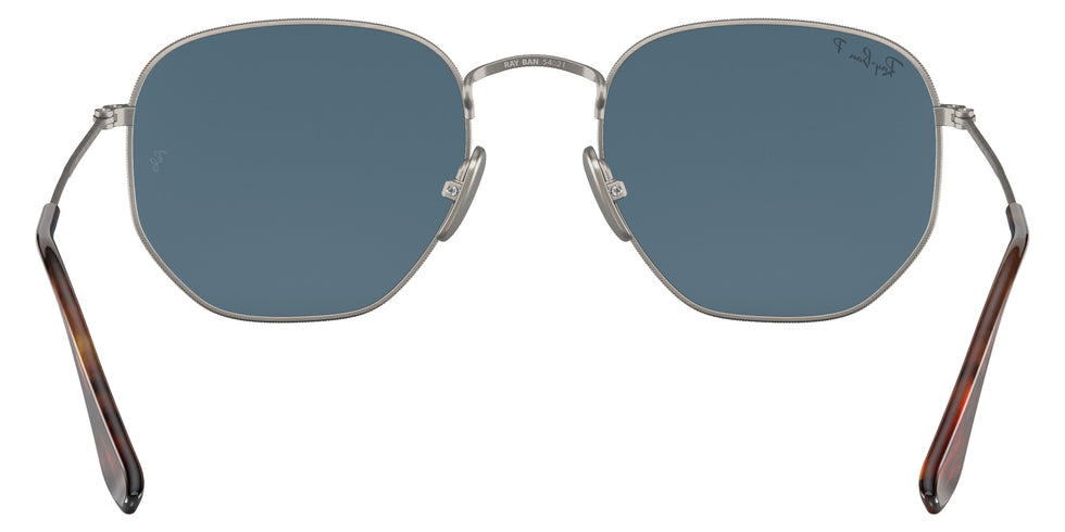 Ray-Ban RB8148 Hexagonal Titanium 9208T0 54 - Gunmetal / Polarized Blue Mirrored Gold #id:rb81489208t0_s:100115