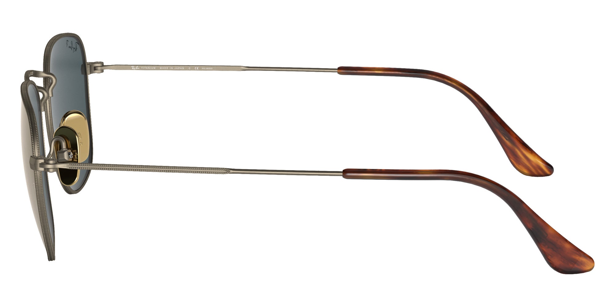 Ray-Ban RB8157 Frank Titanium 9207T0 51 - Gold / Crystal Blue Polarized Mirrored #id:rb81579207t0_s:100110