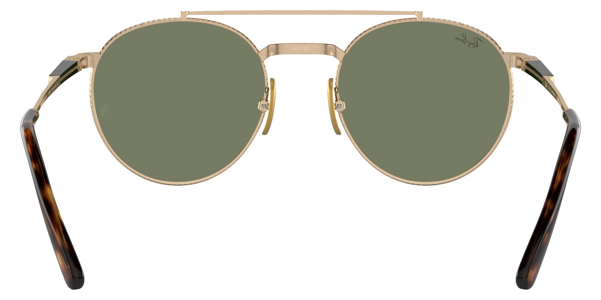 Ray-Ban RB8237 Round II Titanium 313852 50 - Arista Gold #id:rb8237313852_s:100115