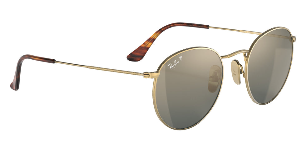Ray-Ban RB8247 Round Titanium 9217T0 50 - Gold / Blue Mirrored Gold Polarized #id:rb82479217t0_s:100120